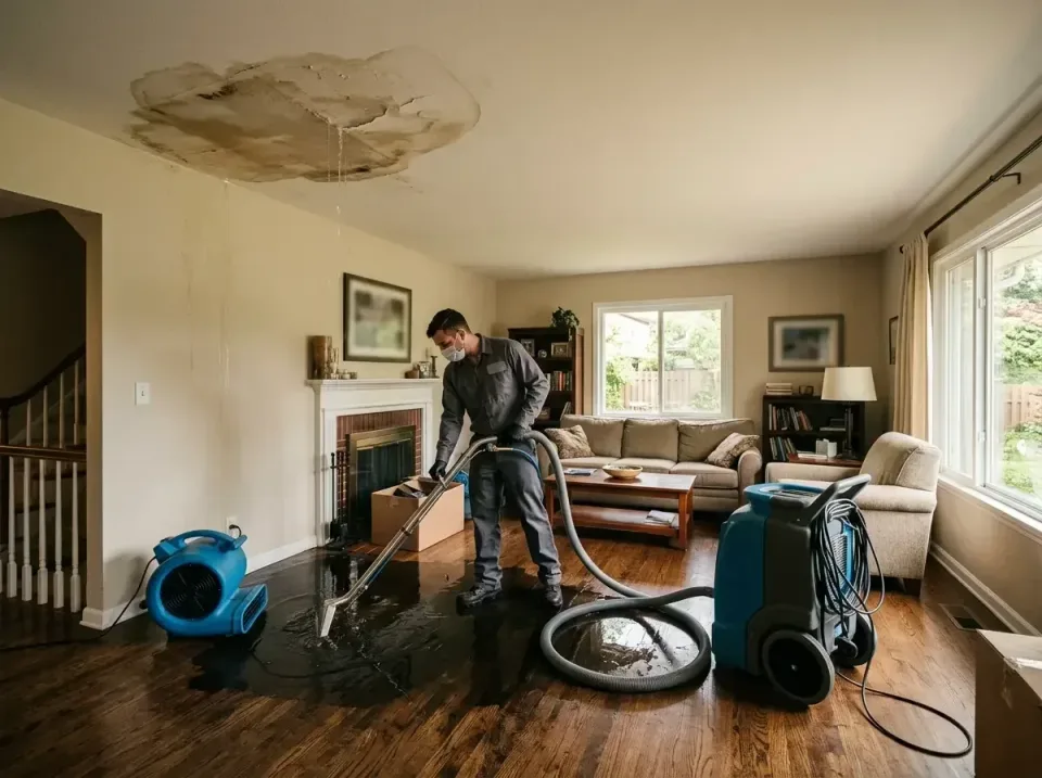 attic-pipe-burst-ceiling-drip-008 — frequently asked questions, Water Damage Restoration & Carpet Care in Sea Cliff, NY